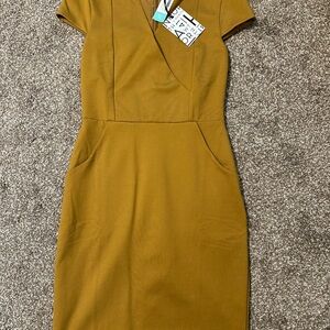 41 Hawthorn Mustard Midi Dress